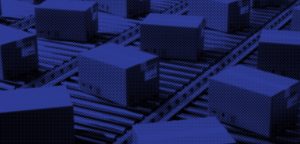 Boxes on a conveyor belt