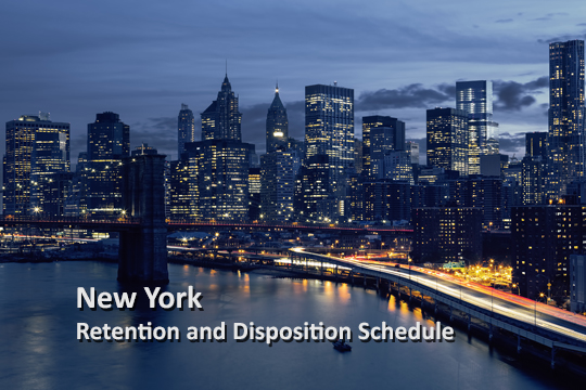 Retention and Disposition Schedule for New York Local Government Records